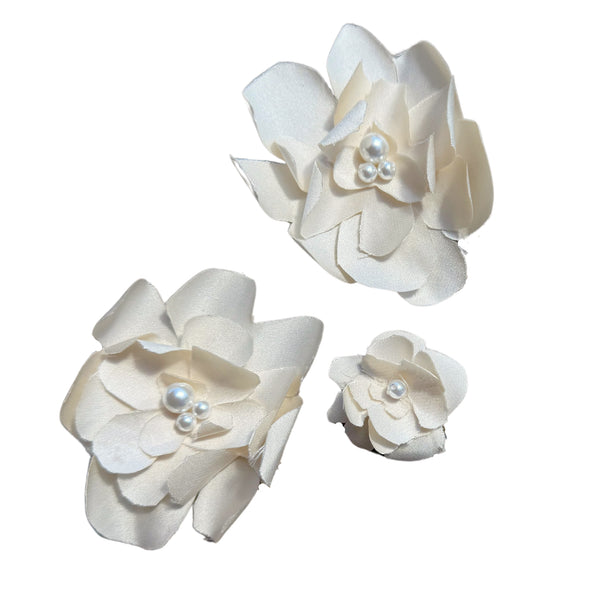 Set de 3 pinces Camelia