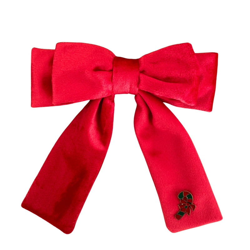 Barrette Noeud Santa