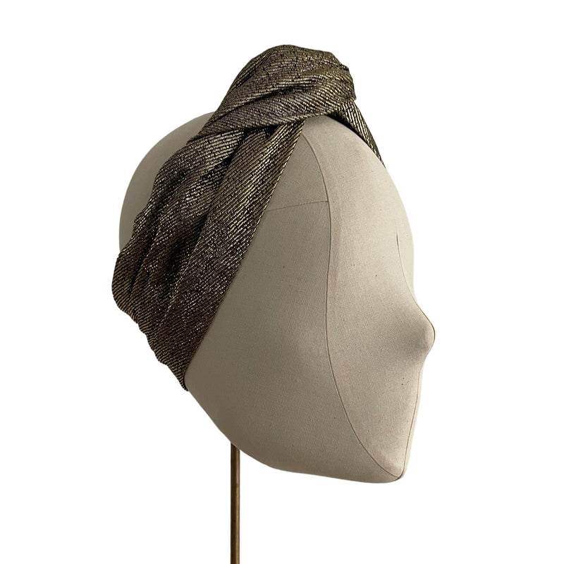 Turban Noir mordoré S